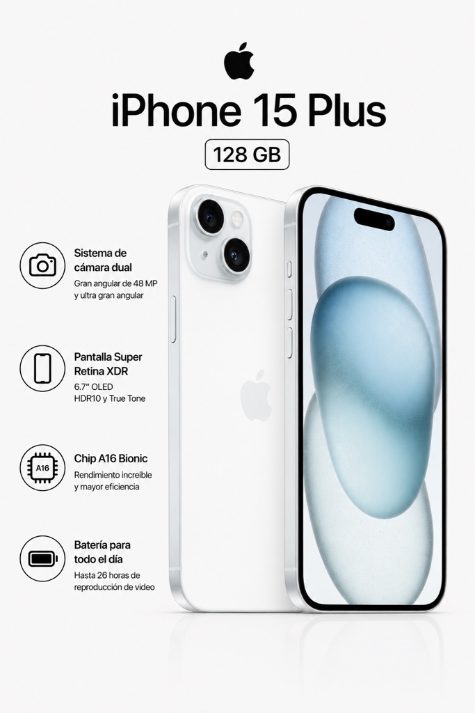 IPHONE 15 PLUS 128 GB