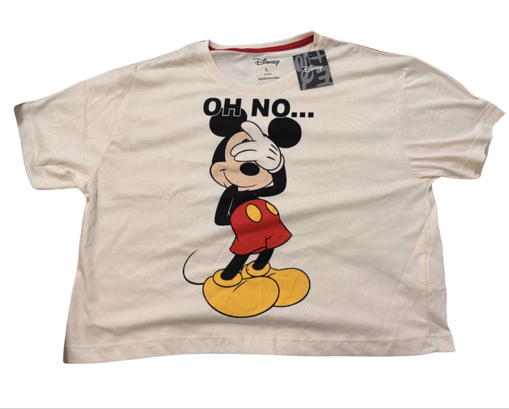 Polo crema Mickey