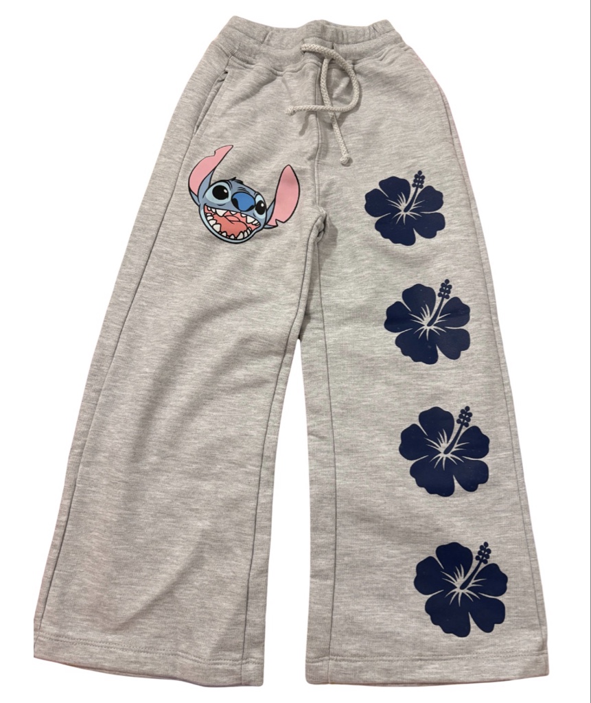 Pantalon Stitch gris
