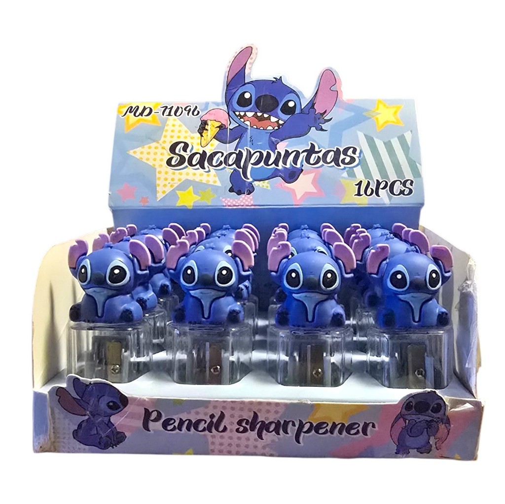 Sacapuntas con deposito de stich (Men: $20 May: $17 Caj: $15)
