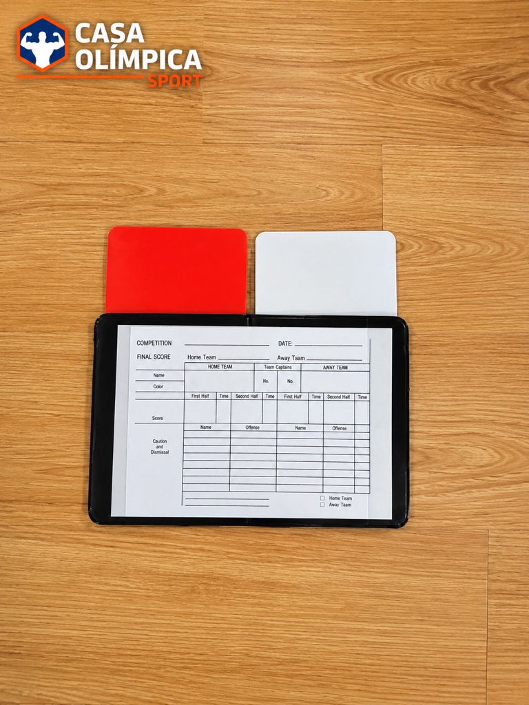 SET DE TARJETAS PARA ARBITRO M8263B