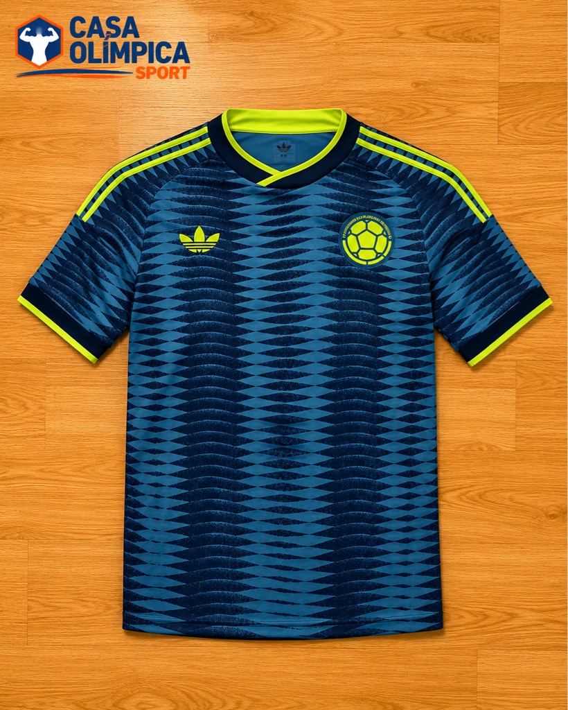 Camiseta colombiana versión visitante 1.1