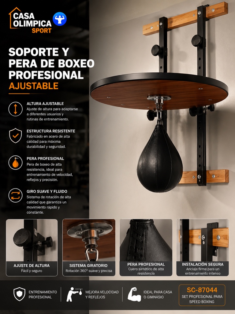 SOPORTE PARA PERA DE  TECHO