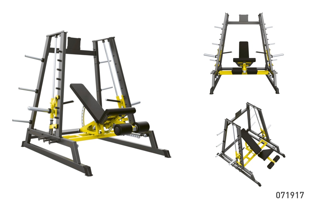MAQUINA DE PECHO SMITH MULTIPOSICION (ISOLATERAL) SPORTFITNES