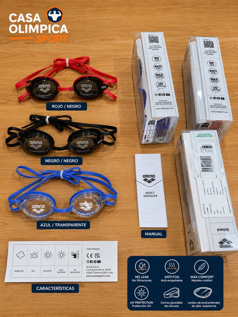 GAFA DE NATACION ARENA DRIVE 3
