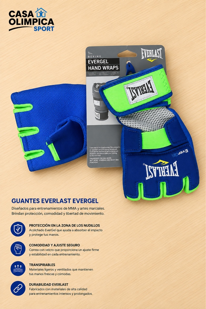 GUANTE EVERLAST EVERGEL