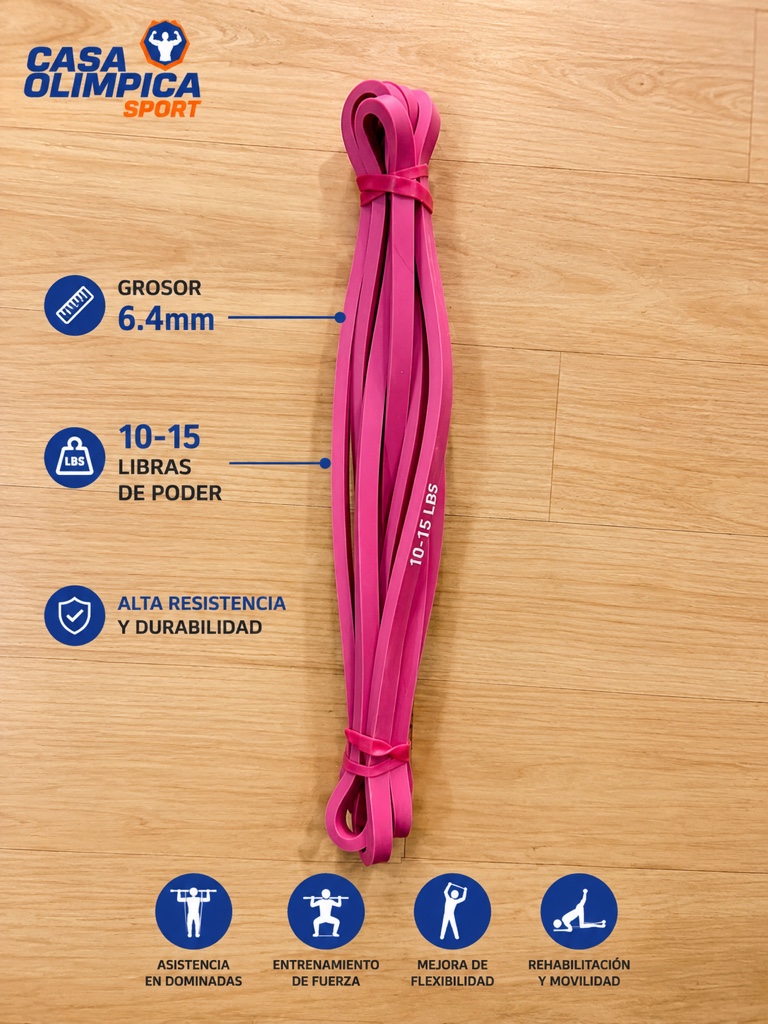 BANDA DE PODER  6.4MM 10.15 LBRS