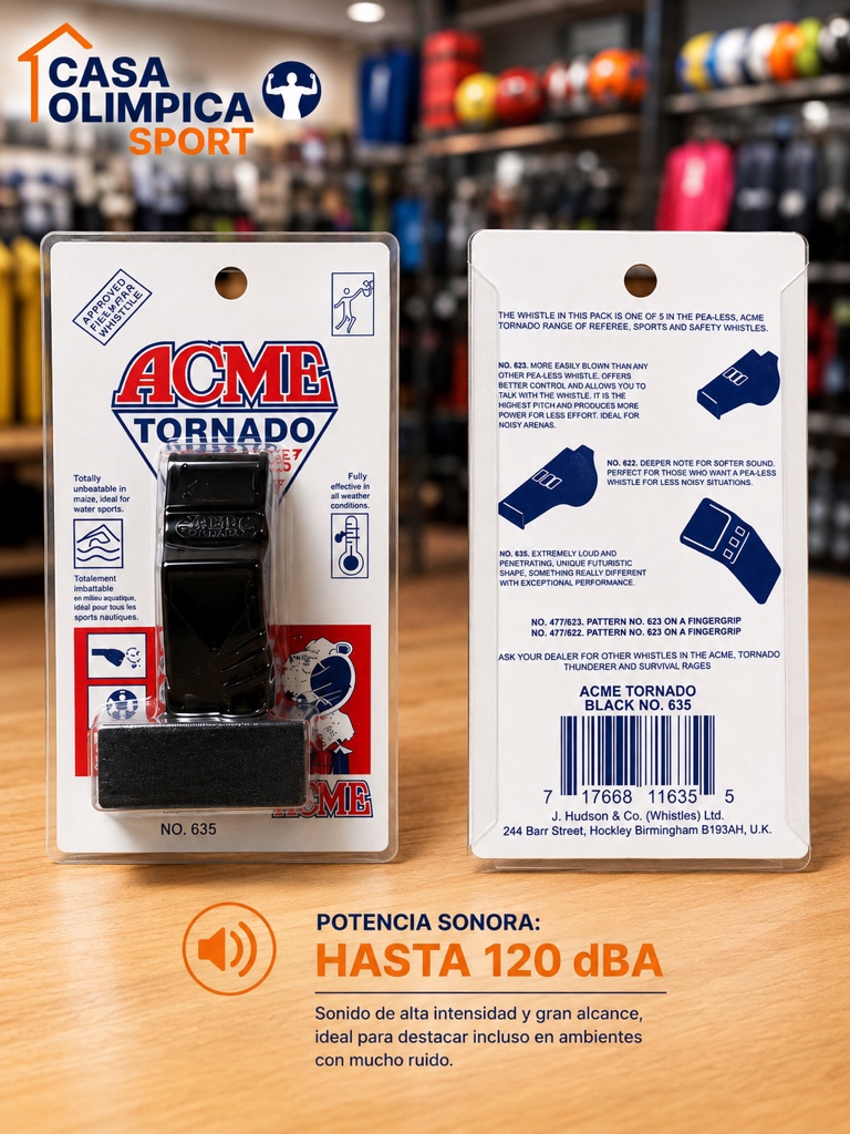 PITO ACME TORNADO NEGRO