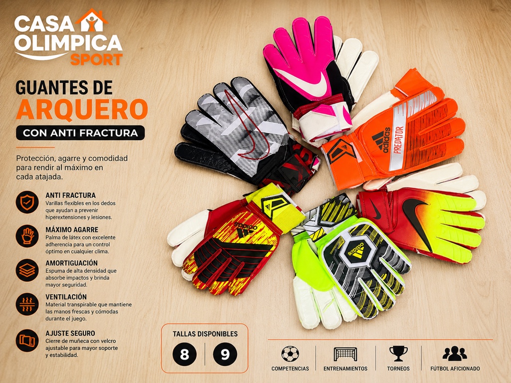 GUANTE ARQUERO WALKEEPER