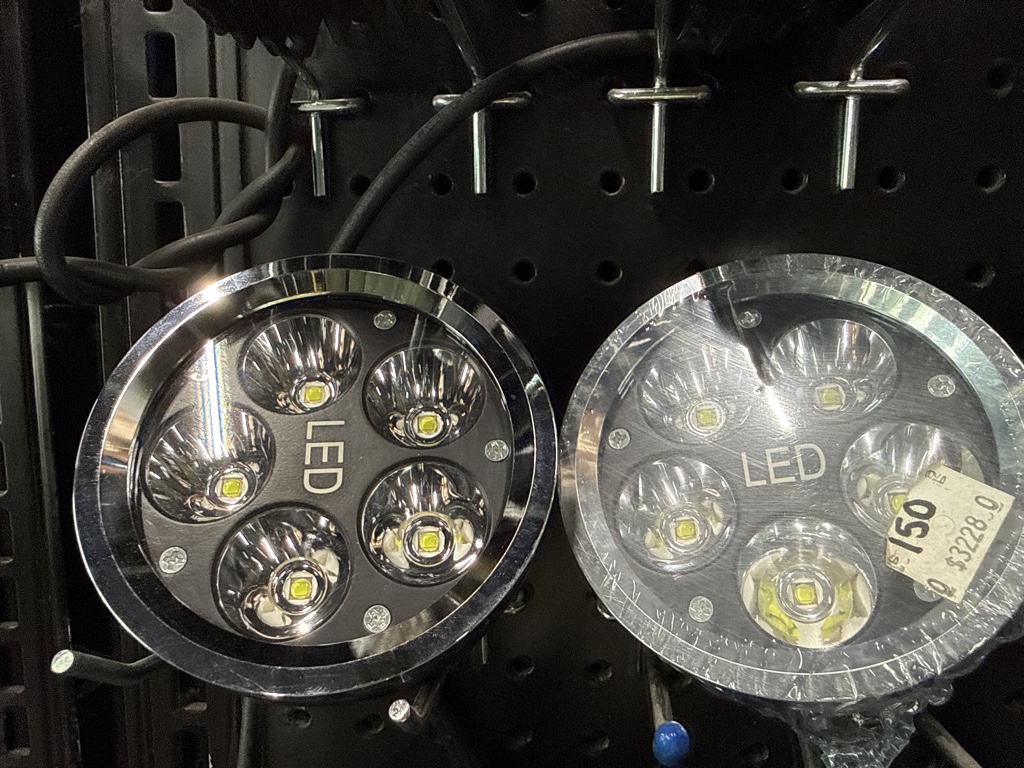 LED luces redondas chicas auxiliares #150