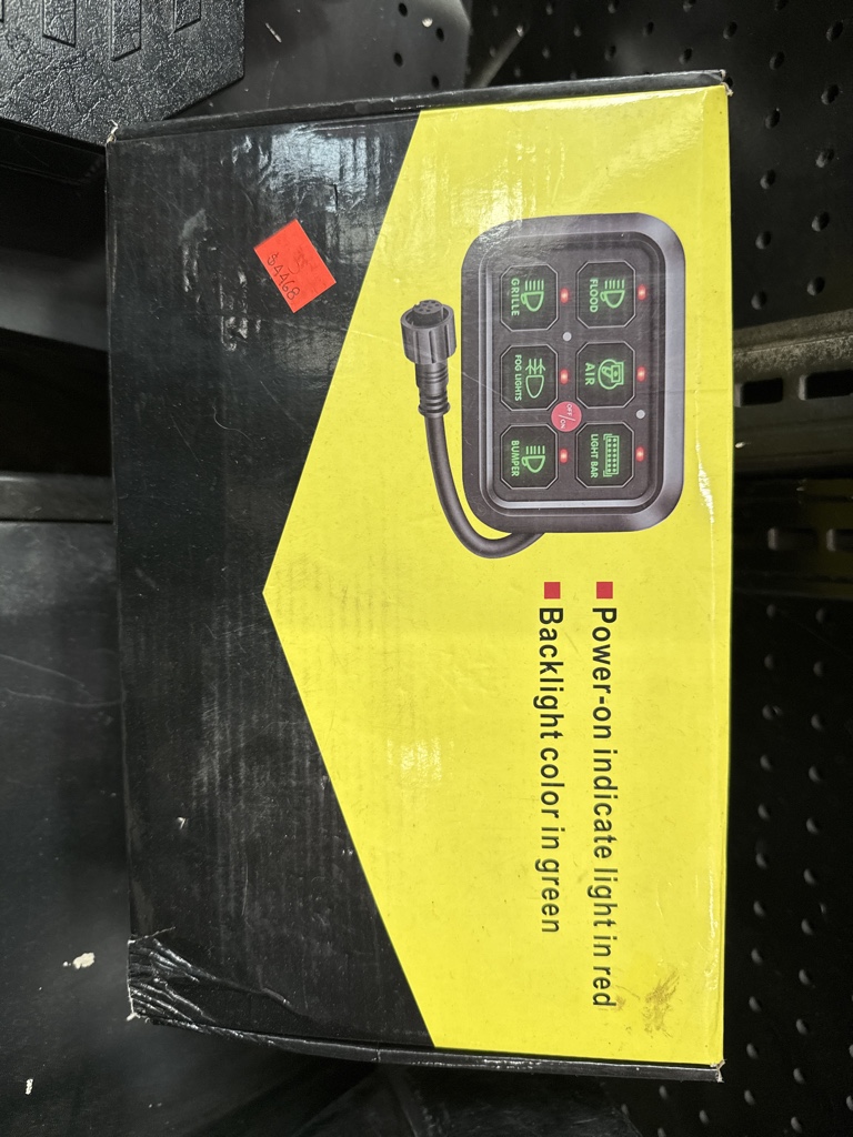 Panel de control iluminado