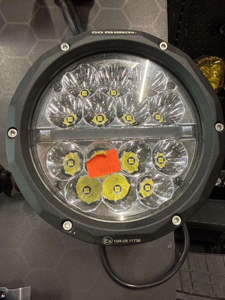 Go Rhino faro LED redondo par 11736