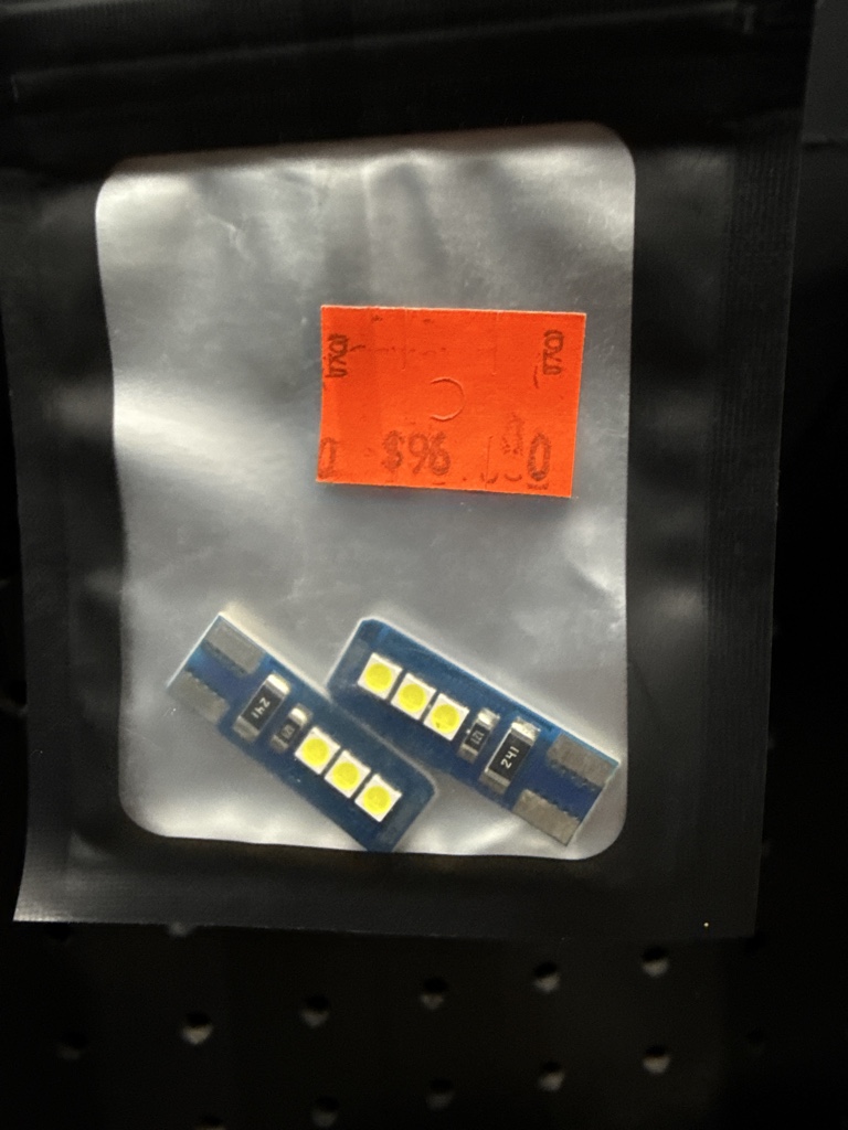 LED azul automotriz