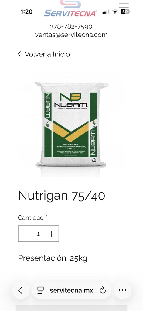 Nutrigan 75/40 monensina 25kg