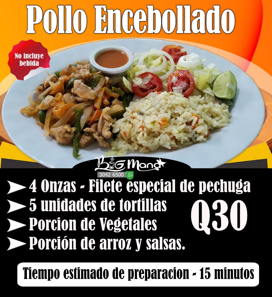 Pollo Encebollado