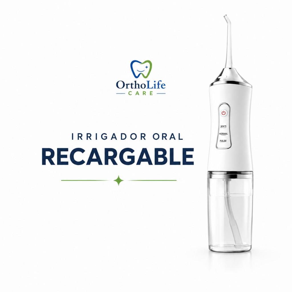 Irrigador oral recargable