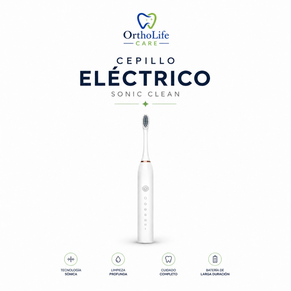 OrthoLife cepillo electrico blanco