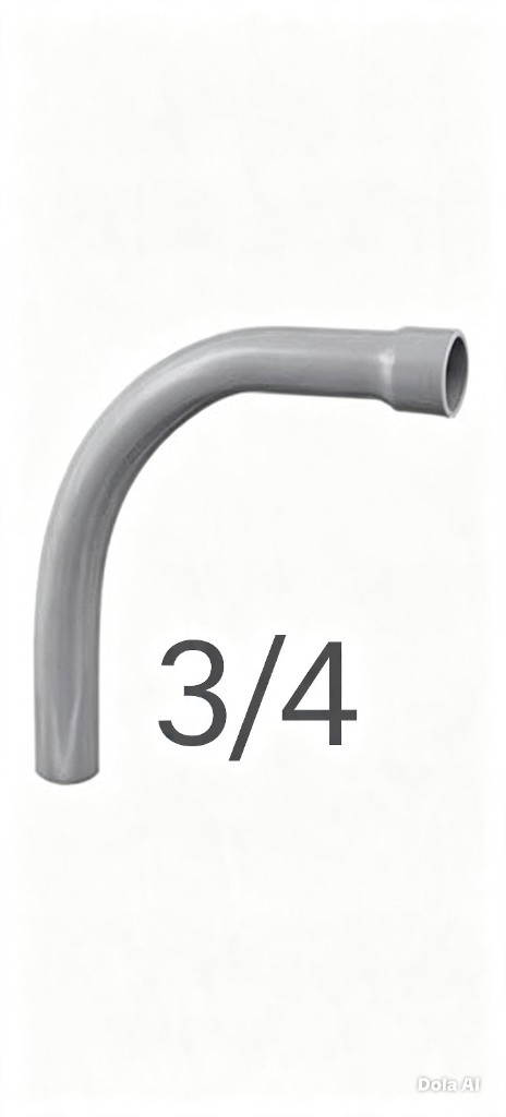 CURVA SCH 40 3/4"