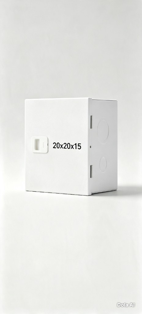 CAJA20x20x15 DE PASO METALICA