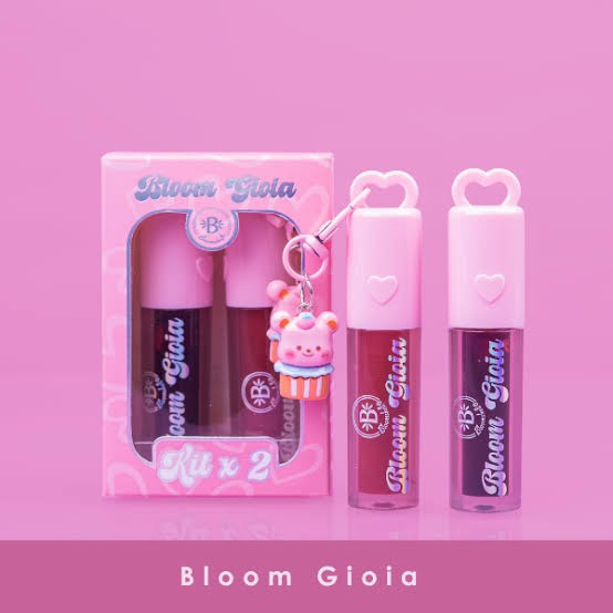 Bloom Gioia kit labios rosa x2 Bloomshell