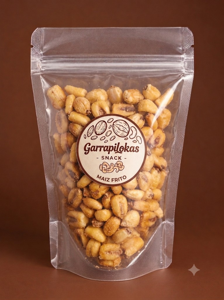 Maíz frito sabor mostaza y miel