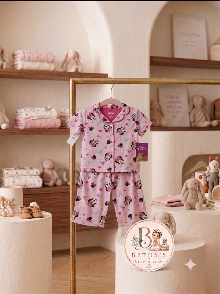Minnie Mouse pijama rosada