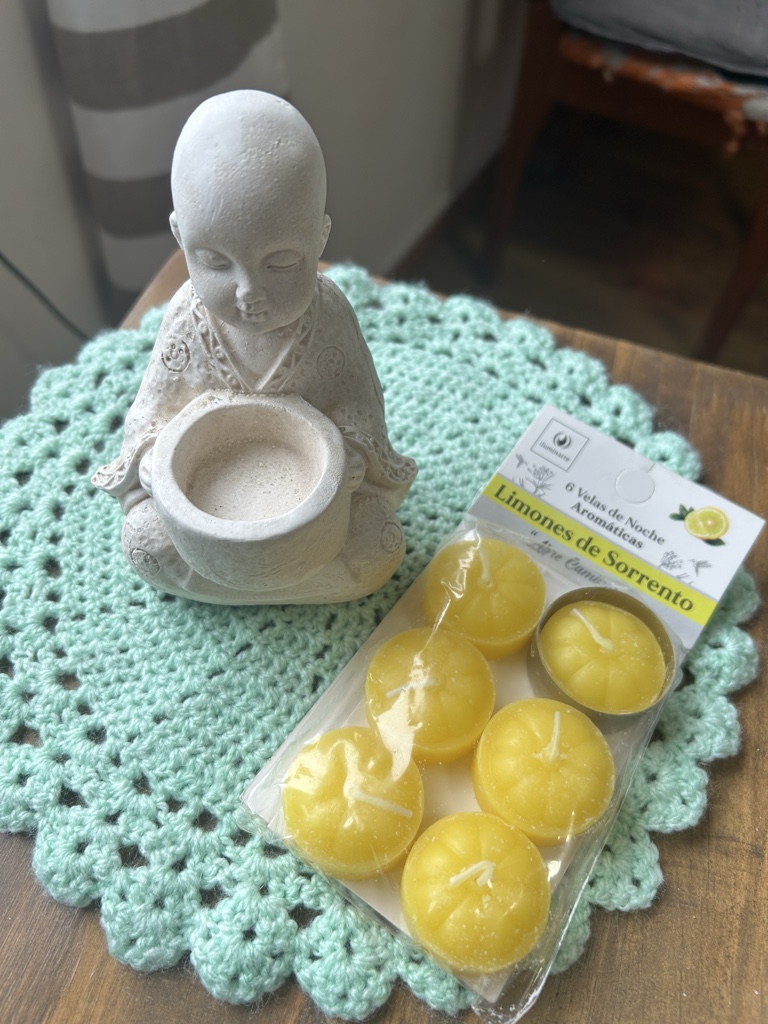 Porta vela + velas