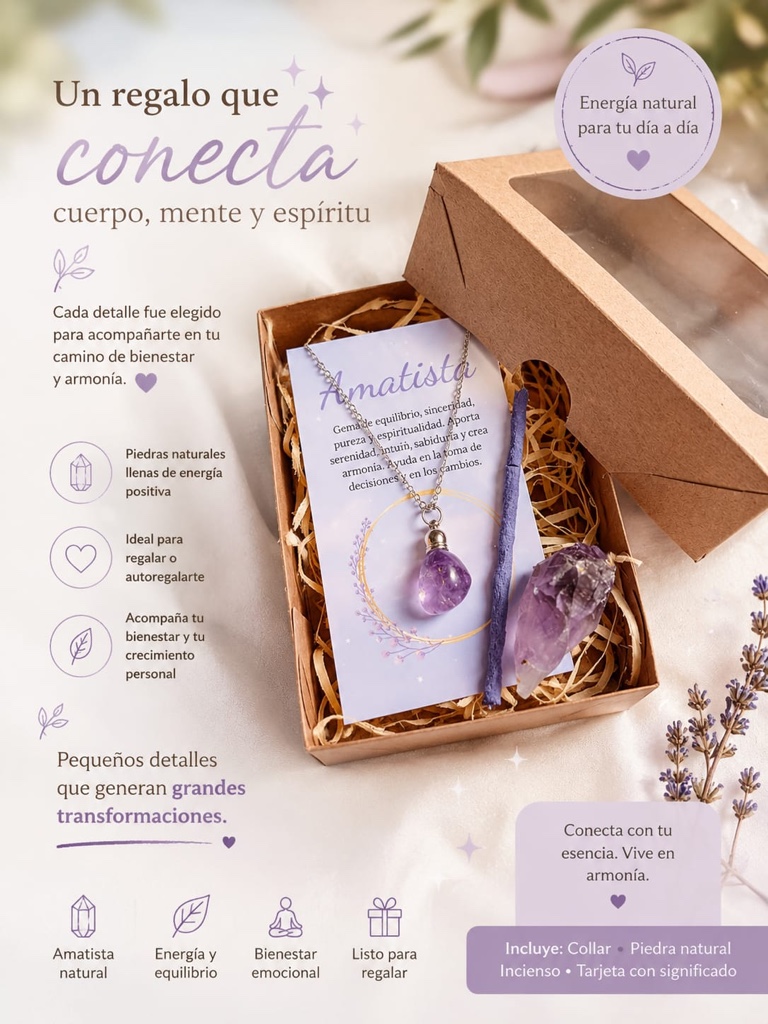 Kit de piedra amatista