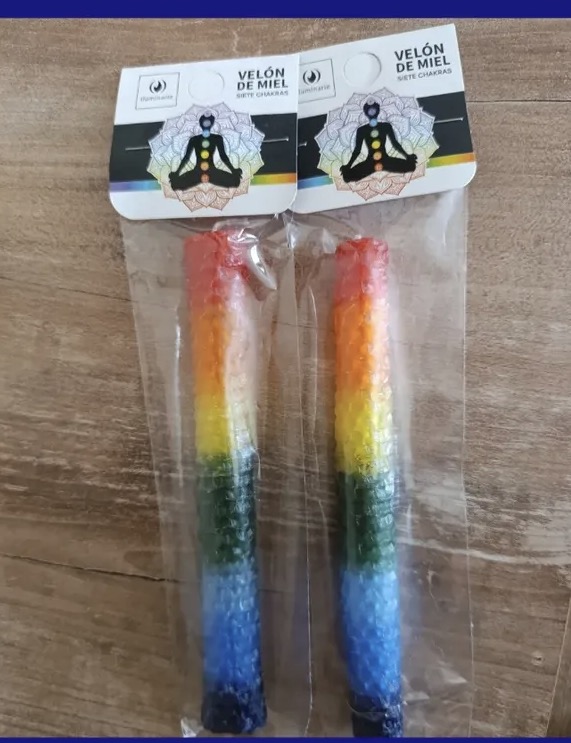 Velas de miel 7 chacras