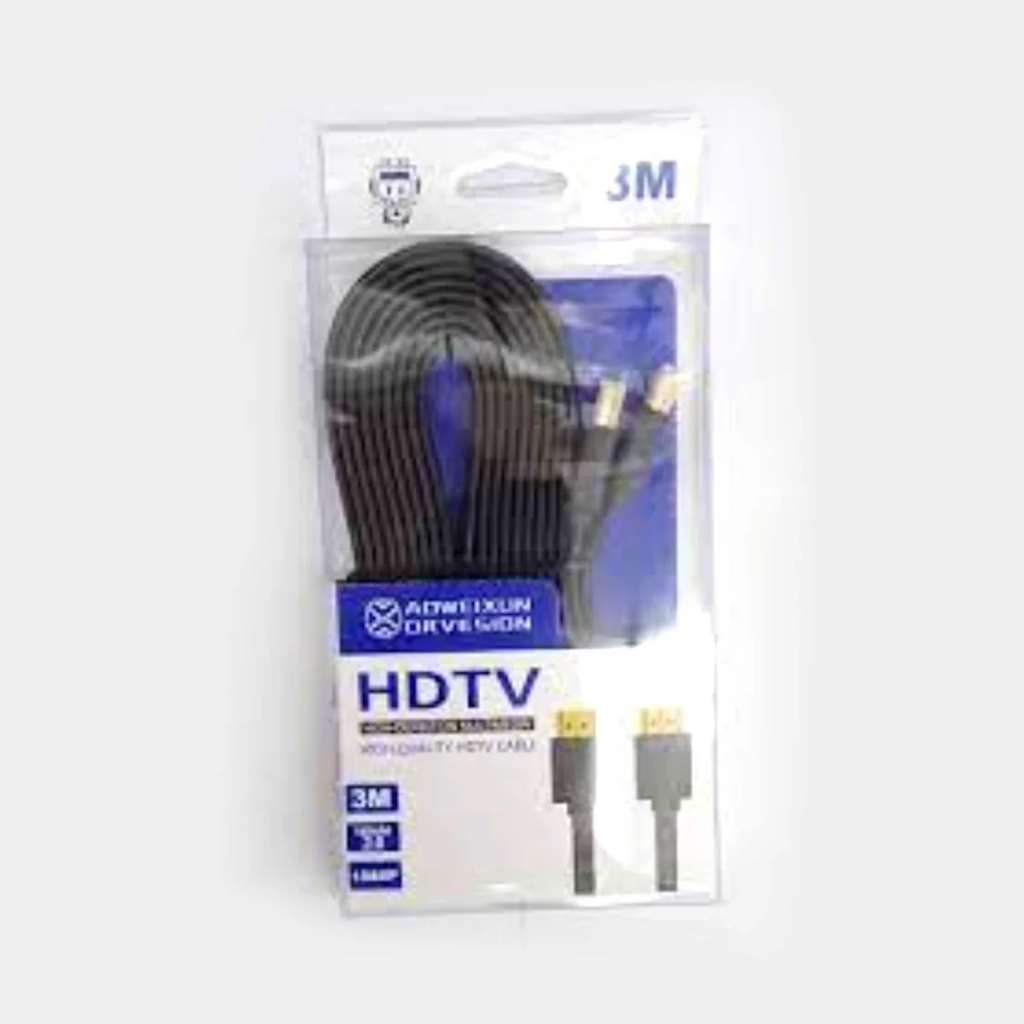 Cable Hdmi 3 Metros 2.0 Ultra Hd 4k 3d Alta Velocidad