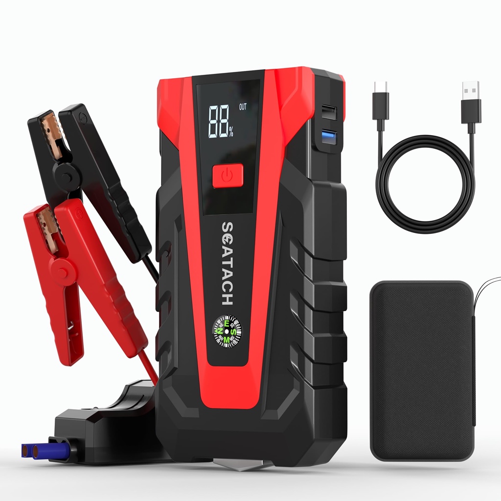 Jumper de carro y power supply 3 en 1