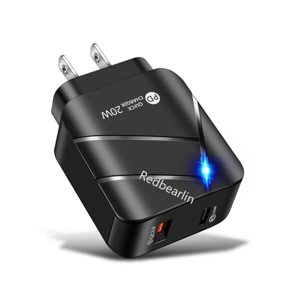 Cabecitas Travel Charger USB + USB C 20W