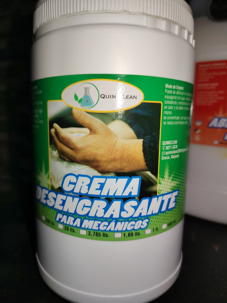Quimiclean crema Desengrasante