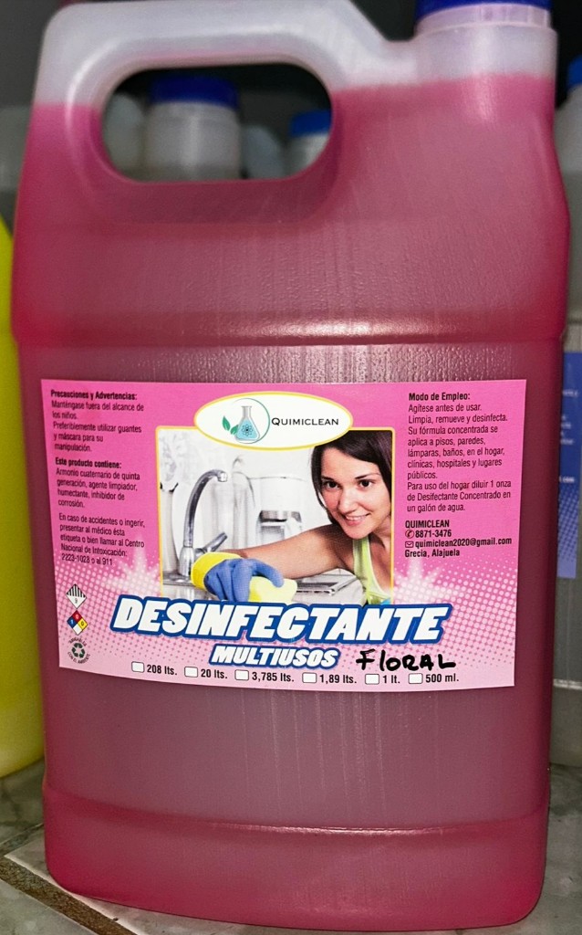Quimiclean desinfectante multiusos floral