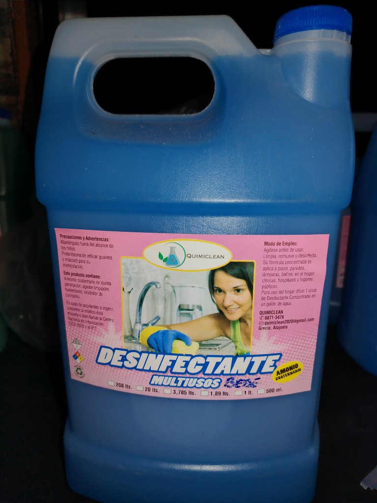 Quimiclean Desinfectante aroma a bb azul
