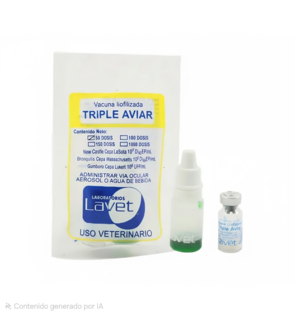 Triple aviar 1000 dosis