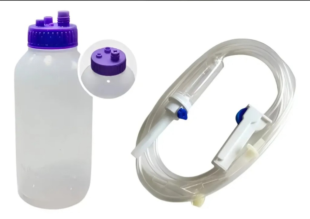 Frasco de alimentación enteral 650ML+ GuiasV14