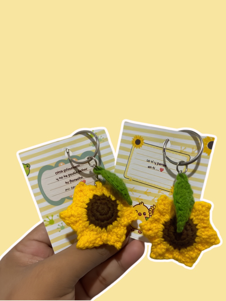 Llavero girasol