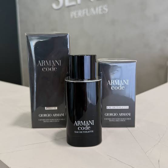 Armani Code Parfum preto