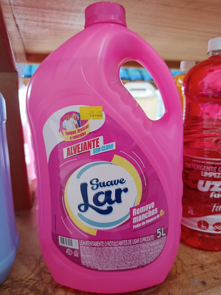 Alvejante sem cloro suave lar 5 litros