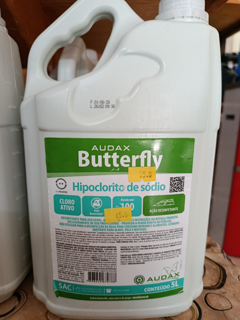 Hipoclorito Audax Butterfly 5%