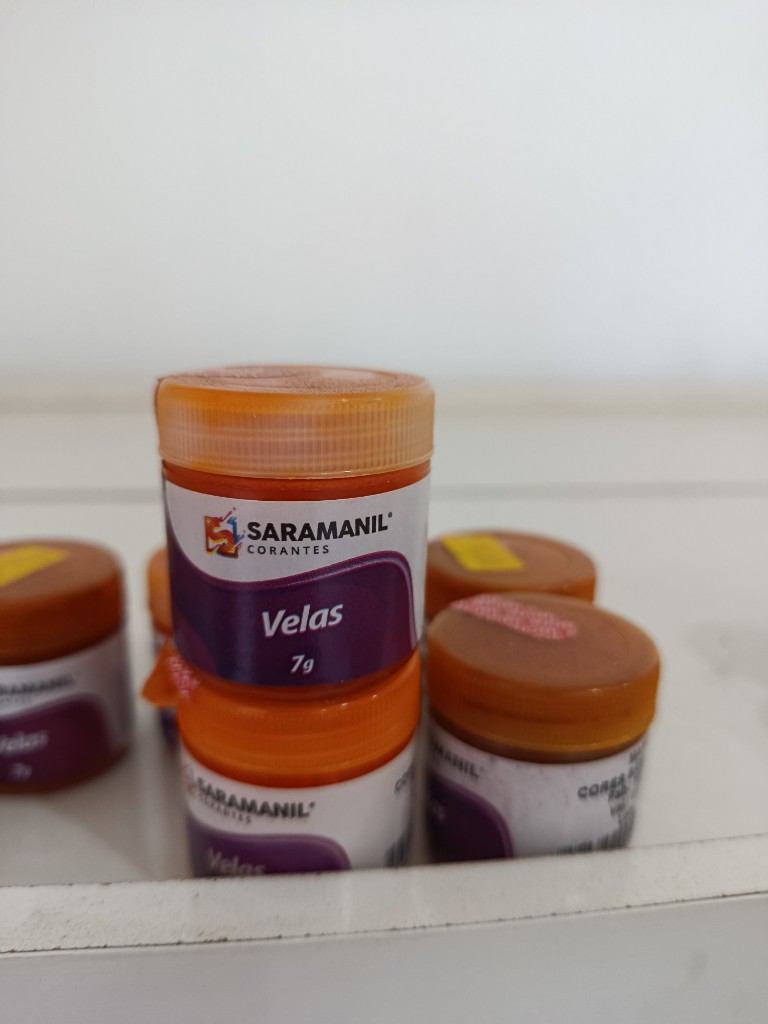 Corante vela laranja