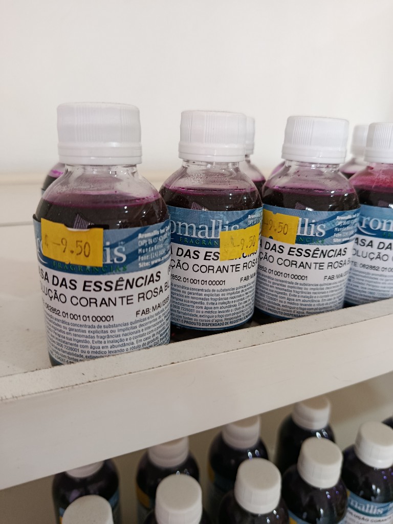 Solução corante Rosa BL