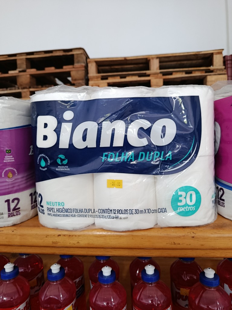 Papel Bianco folha dupla 30 mts
