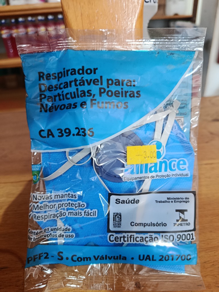 Respirador descartável Alliance