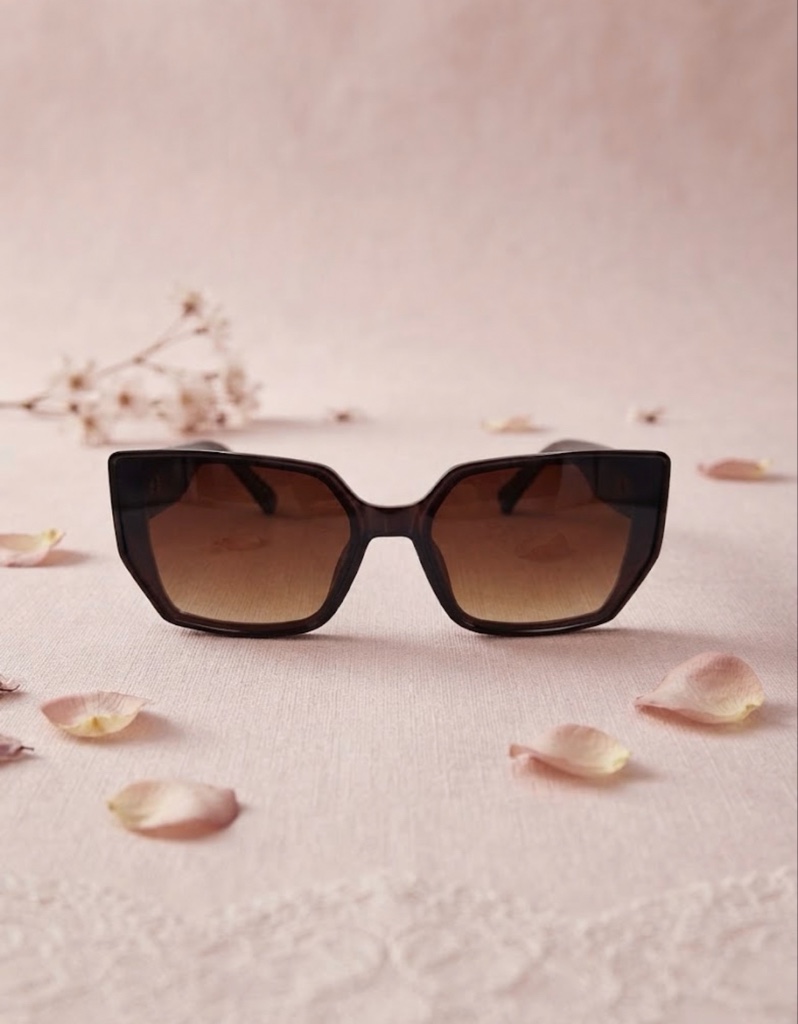 Lentes de Sol Angular Carey / Chocolate