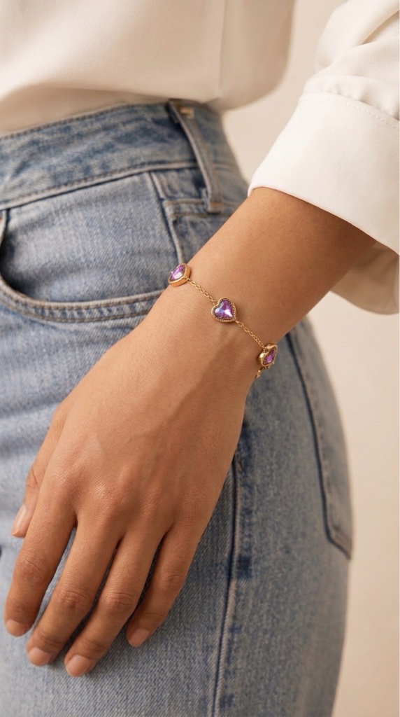 Pulsera Coquette Hearts