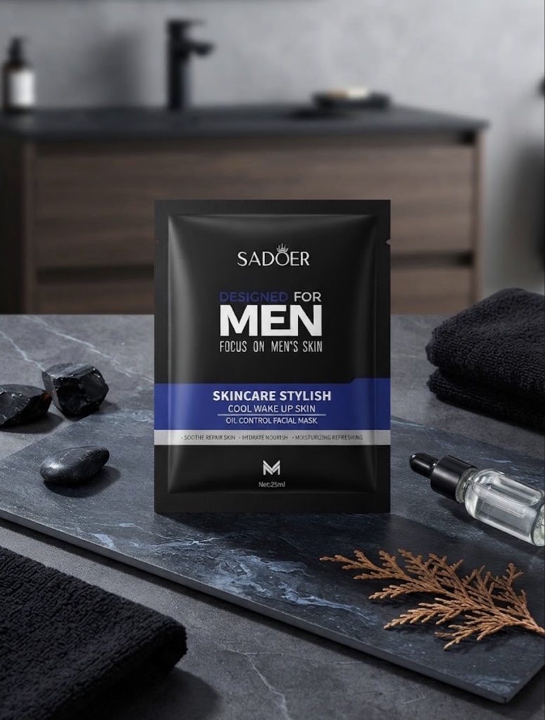 Mascarilla Facial Masculina SADOER Oil Control