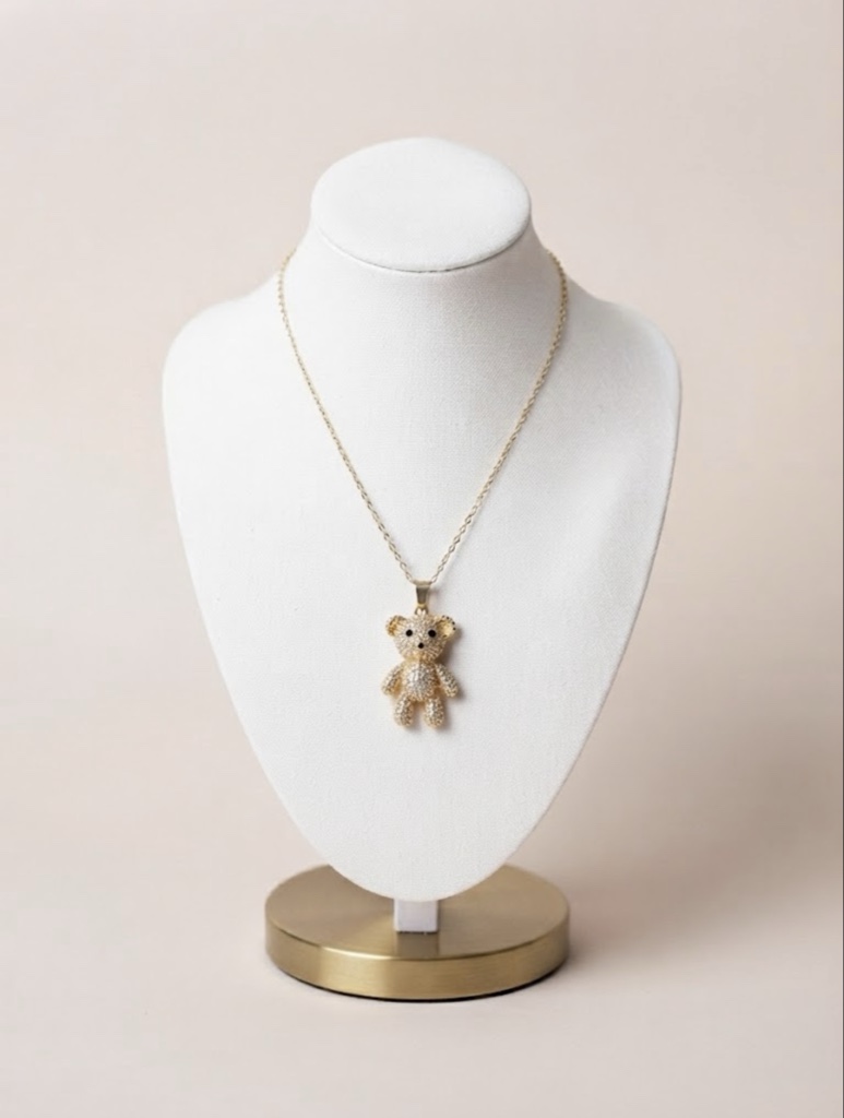 Collar Dije Osito Teddy Luxury