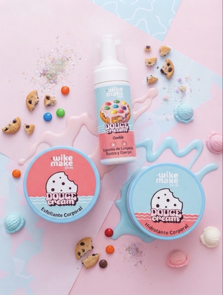 Combo Corporal Cookie Douce Cream - Wike Make Skin